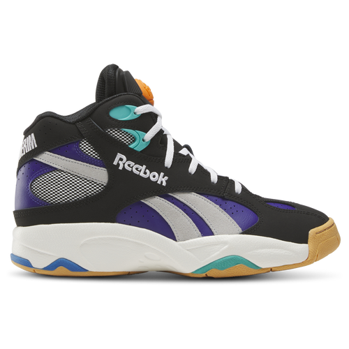 

Reebok Mens Reebok ATR Pump Vertical - Mens Basketball Shoes Black/White/Purple Size 10.0