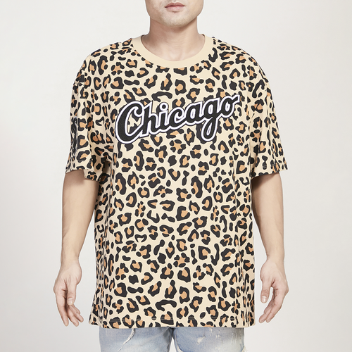

Pro Standard Chicago White Sox Pro Standard White Sox Animal Drop Shoulder AOP T-Shirt - Mens Leopard/Leopard Size L