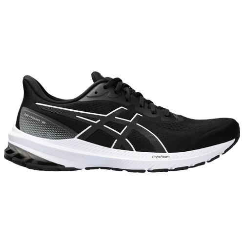 

ASICS Mens ASICS® GT-1000 12 - Mens Running Shoes Black/White Size 09.5