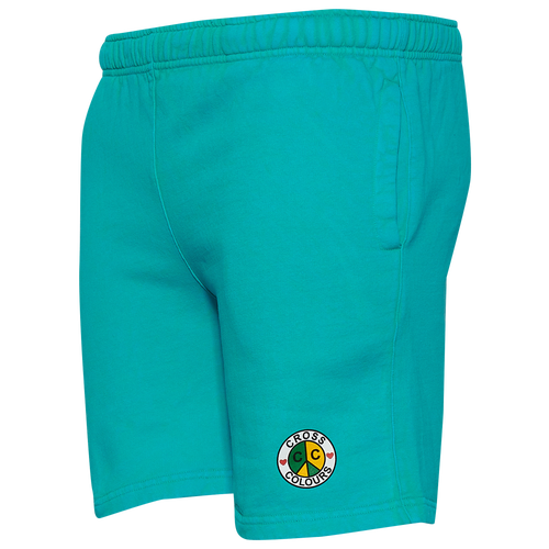 

Cross Colours Mens Cross Colours Peace Circle Logo Fleece Shorts - Mens Mint Green/Multi Size XL