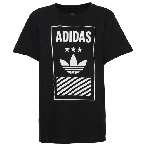 

adidas Originals adidas Originals Hazard Graphic T-Shirt - Boys' Grade School Black/White Size S