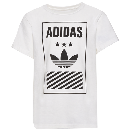 

adidas Originals adidas Originals Hazard Graphic T-Shirt - Boys' Grade School White/Black Size XS