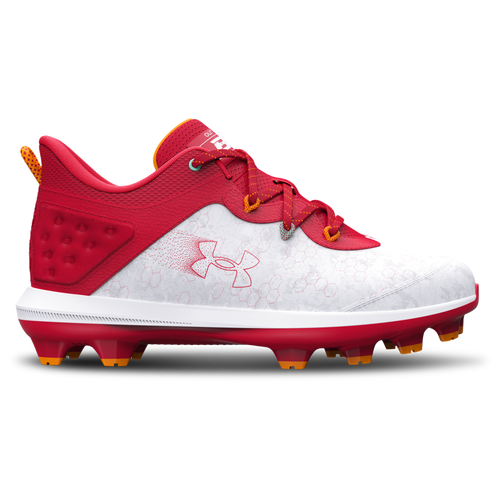 

Under Armour Boys Under Armour Harper 8 TPU JR USA - Boys' Grade School Baseball Shoes Red/ White/ Red Size 5.0
