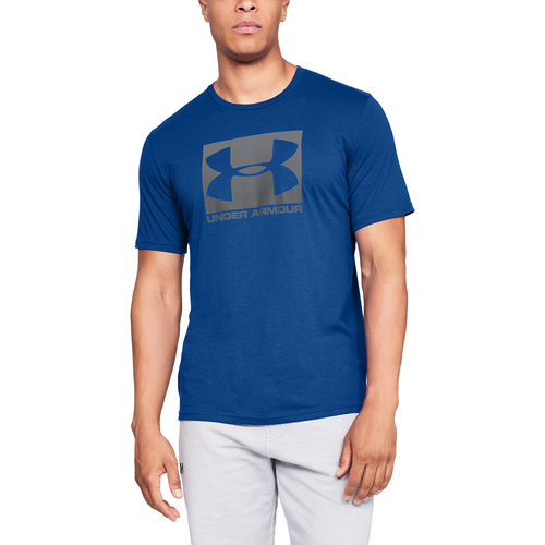 

Under Armour Mens Under Armour Boxed Sportstyle Short Sleeve T-Shirt - Mens Royal/Graphite Size S