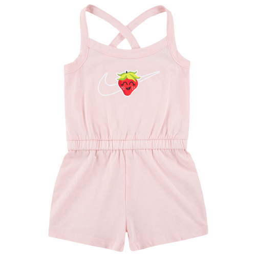 

Girls Nike Nike Lil Fruits Strawberry Romper - Girls' Toddler Atmosphere/Red Size 2T
