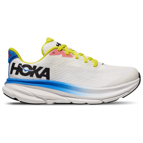 

Boys HOKA HOKA Clifton 9 - Boys' Grade School Running Shoe Blanc De Blanc/Virtual Blue Size 04.0