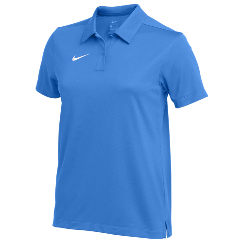 

Nike Womens Nike Team Franchise Polo - Womens Light Blue/White Size M