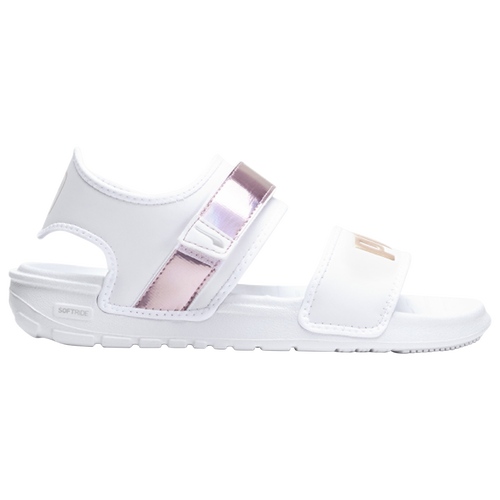 

PUMA Girls PUMA Softride Sandal - Girls' Grade School Shoes White/Multi Size 07.0