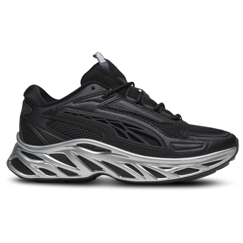 

PUMA Mens PUMA Exotek Nitro Mirrored - Mens Running Shoes Black/Silver Size 9.0