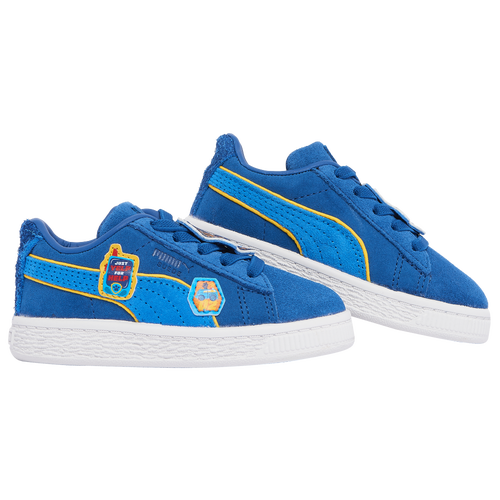 

PUMA Girls PUMA Suede Paw Patrol Chase AC - Girls' Toddler Shoes Clyde Royal/Racing Blue/Pele Yellow Size 06.0