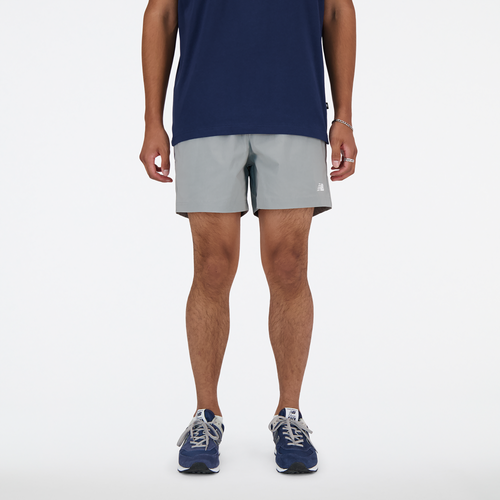 

New Balance Mens New Balance Athletics Stretch Woven 5" Shorts - Mens Slate Grey Size M