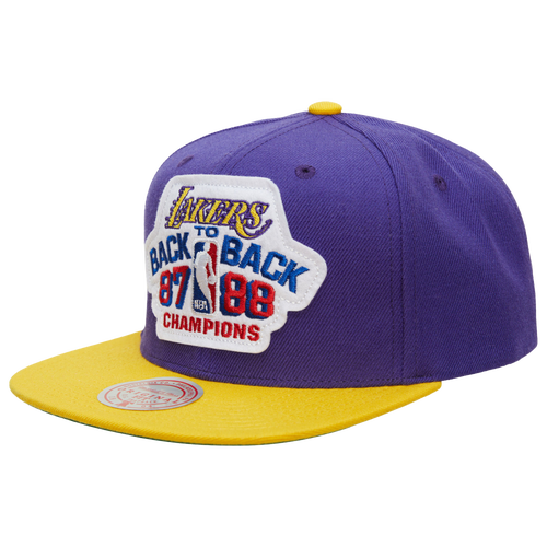 

Mitchell & Ness Mens Los Angeles Lakers Mitchell & Ness Lakers B2B Snapback - Mens Multi/Black Size One Size
