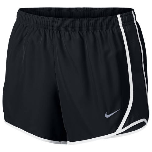 

Nike Girls Nike Tempo Shorts - Girls' Grade School Black/White/Reflective Size S