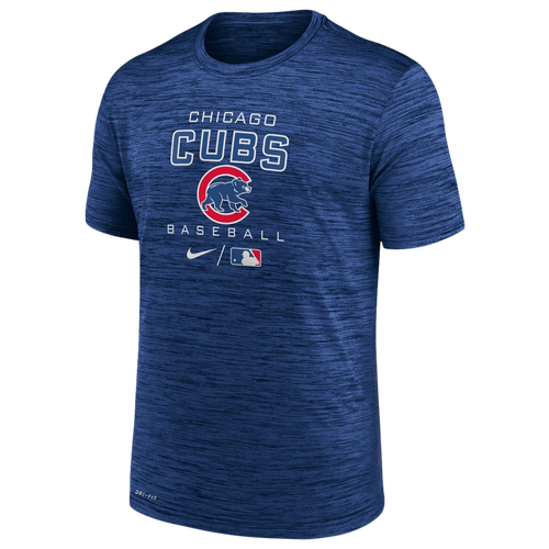 

Nike Mens Chicago Cubs Nike Cubs Velocity Practice Performance T-Shirt - Mens Royal/Royal Size L