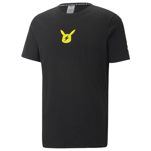 

PUMA Mens PUMA X Pokemon T-Shirt - Mens Black/Yellow Size M