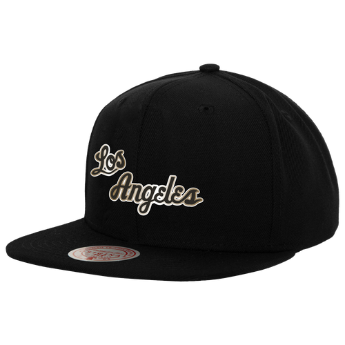 

Mitchell & Ness Mens Los Angeles Lakers Mitchell & Ness Lakers Metallic Pop Snapback - Mens Black/White Size One Size