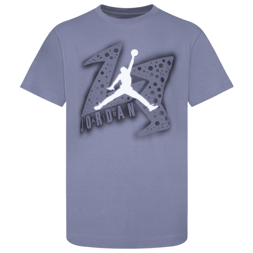 

Boys Jordan Jordan 23 Haze Short Sleeve T-Shirt - Boys' Grade School Cool Grey/White Size M