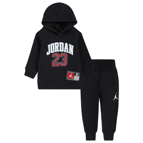 

Boys Infant Jordan Jordan Jersey Pack Pullover Set - Boys' Infant Black/Gym Red Size 24MO