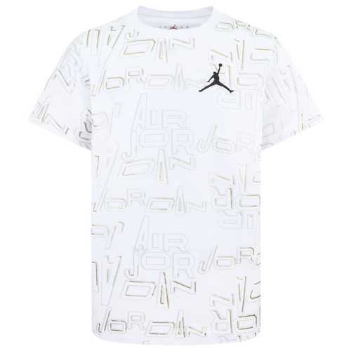 

Boys Jordan Jordan Jumpman Clear Lane Short Sleeve T-Shirt - Boys' Grade School White Size M