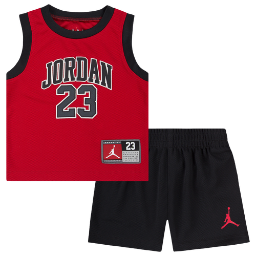 

Boys Infant Jordan Jordan 23 Jersey Set - Boys' Infant Red/Black Size 12MO