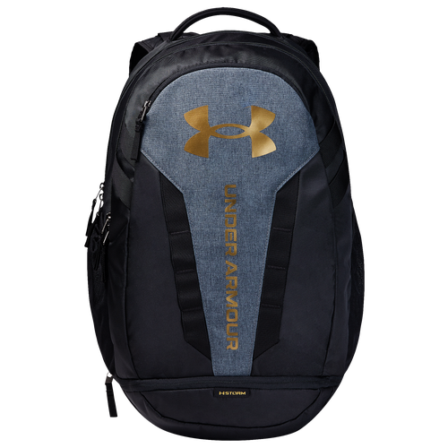 

Adult Under Armour Under Armour Hustle Backpack 5.0 - Adult Black/Black/Metallic Gold