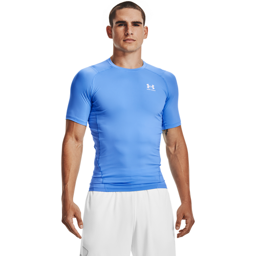 

Under Armour Mens Under Armour HeatGear Armour Compression Short Sleeve Football T-Shirt - Mens Carolina Blue/White Size XXLT