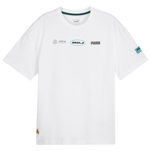 

PUMA Mens PUMA MAPF1 X MDJ Graffic T-Shirt - Mens White/Black Size M