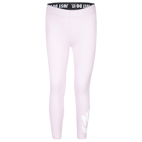 

Nike Girls Nike Core Leggings - Girls' Preschool Pink/White Size 6X