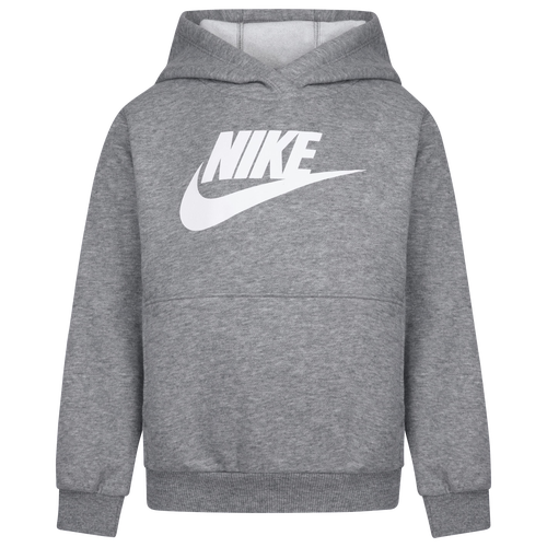 

Boys Preschool Nike Nike NSW Club HBR Pullover Hoodie - Boys' Preschool Dark Grey Heather/White Size 4