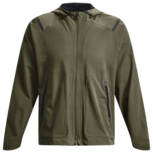 

Under Armour Mens Under Armour Unstoppable Full-Zip Jacket - Mens Marine Od Green/Black Size M