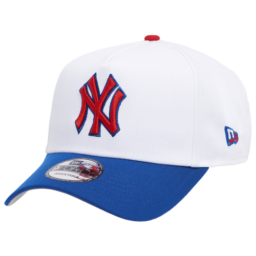 

New Era New Era Yankees 9FORTY A-Frame Hat - Adult White/Blue/Red Size One Size