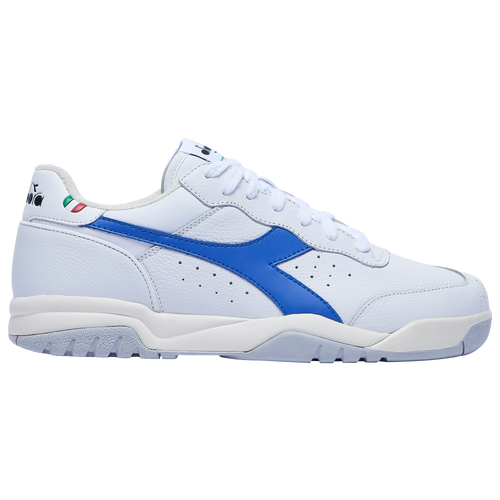 

Diadora Mens Diadora Maverick - Mens Running Shoes White/Blue Size 10.0
