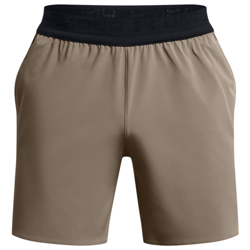 

Under Armour Mens Under Armour Peak Woven Shorts - Mens Taupe Dusk/Black Size S