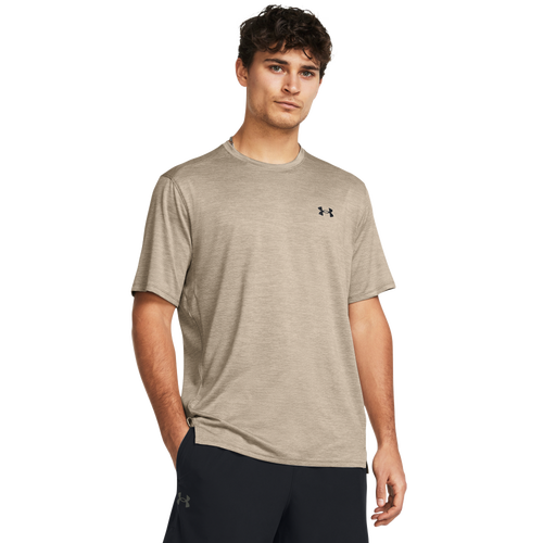 

Under Armour Mens Under Armour Tech Vent Short Sleeve - Mens Timberwolf Taupe/Black Size XS
