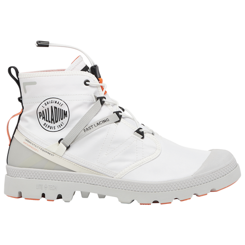 

Palladium Mens Palladium Pampa Travel Lite Water Proof Boots - Mens White/Grey Size 12.0
