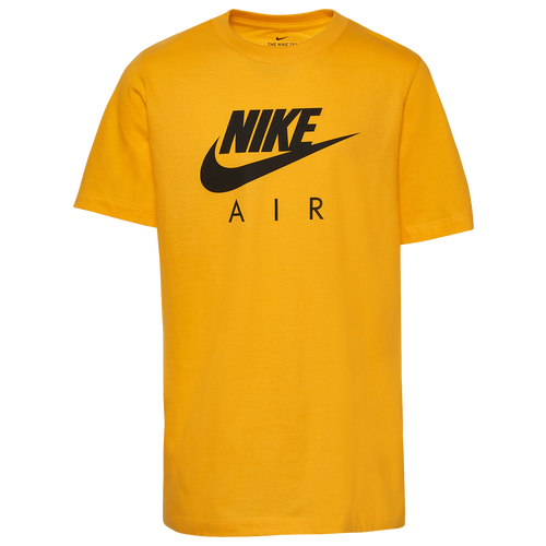 

Boys Nike Nike Air T-Shirt - Boys' Grade School Gold/Black Size S
