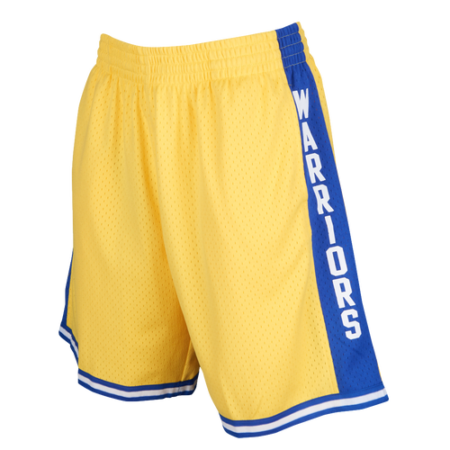 

Mitchell & Ness Mens Golden State Warriors Mitchell & Ness Warriors Swingman Shorts - Mens Yellow Size XL
