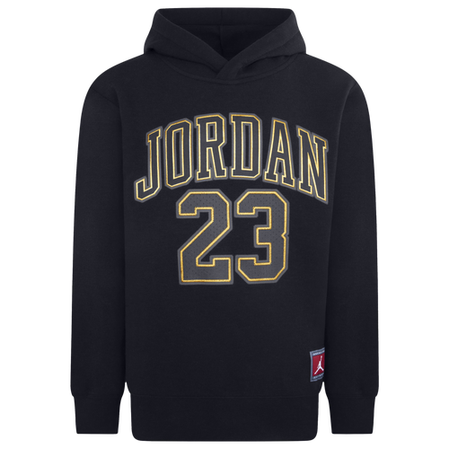 

Boys Jordan Jordan HBR Fleece Pullover Hoodie - Boys' Grade School Black Size XL