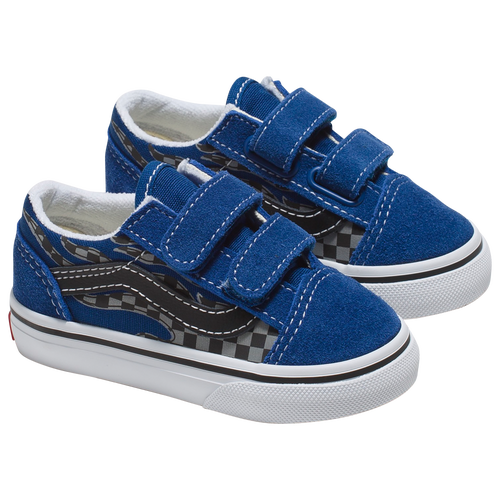 

Vans Boys Vans Old Skool Flame - Boys' Toddler Shoes Black/Blue/White Size 7.0