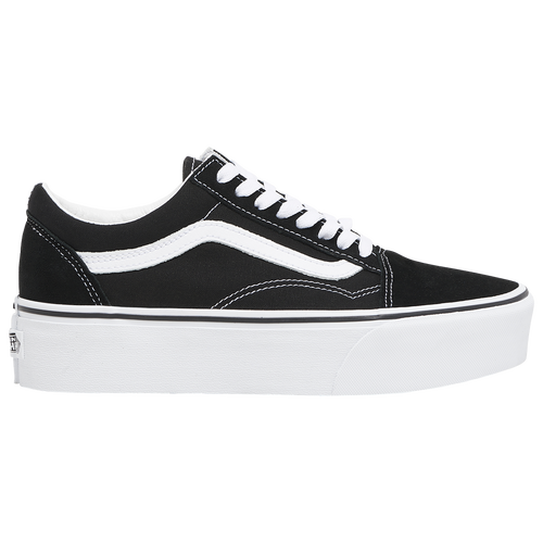 

Vans Womens Vans Old Skool Stackform - Womens Shoes Black/White Size 8.5