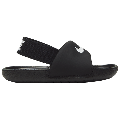 

Girls Nike Nike Kawa Slides - Girls' Toddler Shoe White/Black Size 05.0