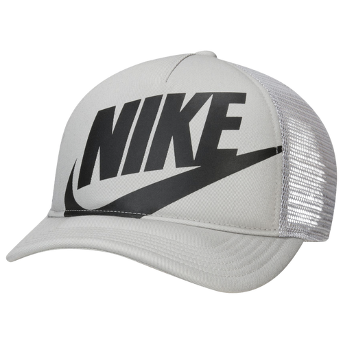 

Boys Nike Nike Rise CB Trucker Cap - Boys' Grade School Light Smoke Grey/Black Size One Size