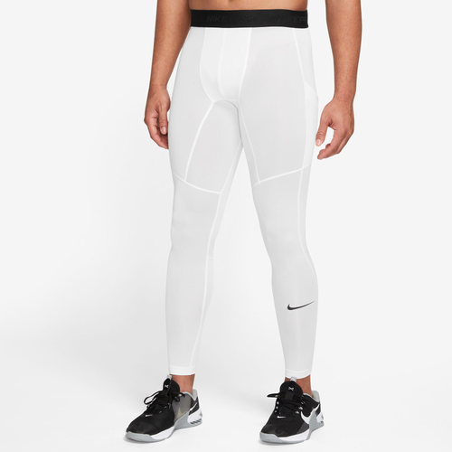 

Nike Mens Nike Dri-FIT Tights - Mens White/Black Size M