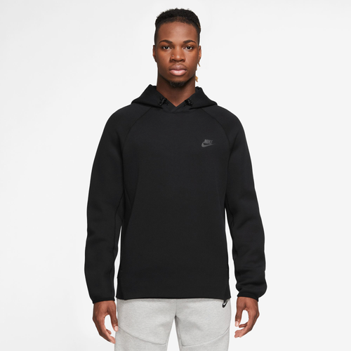

Nike Mens Nike Tech Fleece Pullover Hoodie - Mens Black/Black Size M