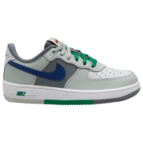 

Nike Boys Nike Air Force 1 Lv8 1 - Boys' Preschool Basketball Shoes Light Silver/Deep Royal/White Size 1.5