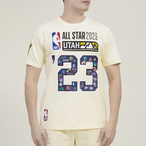 

Pro Standard Mens Pro Standard NBA All Star 23 SJ T-Shirt - Mens Eggshell/Eggshell Size S
