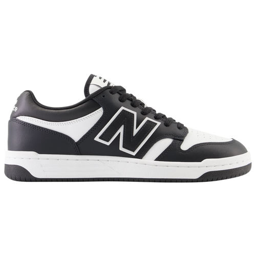

New Balance Mens New Balance 480 Low - Mens Basketball Shoes White/Black Size 10.0