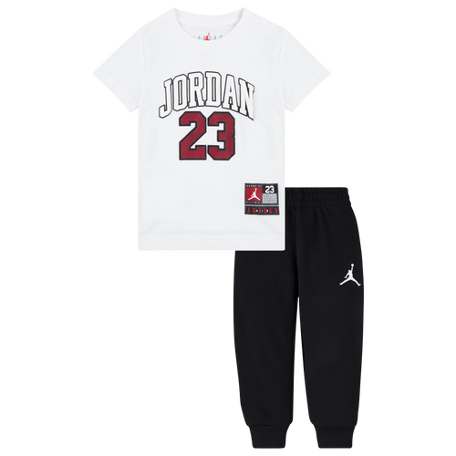 

Boys Jordan Jordan Jersey Pack T-Shirt Set - Boys' Toddler Black/White Size 4T