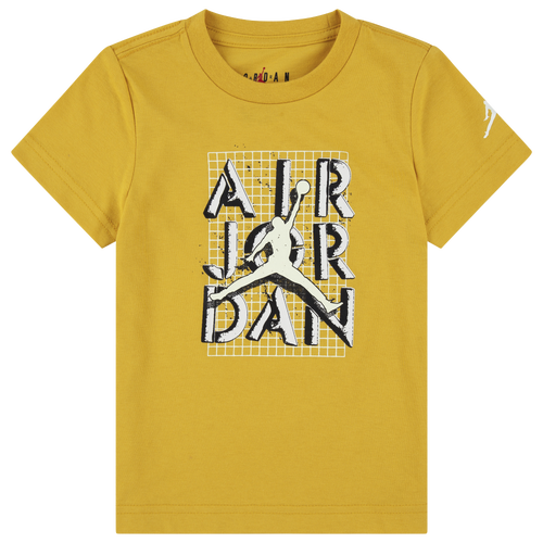 

Boys Jordan Jordan Jumpman Stack T-Shirt - Boys' Toddler Yellow/White Size 2T