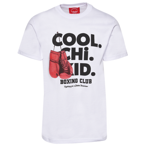 

SOGO Chicago Mens SOGO Chicago CCK Boxing Logo Club T-Shirt - Mens White/White Size XL